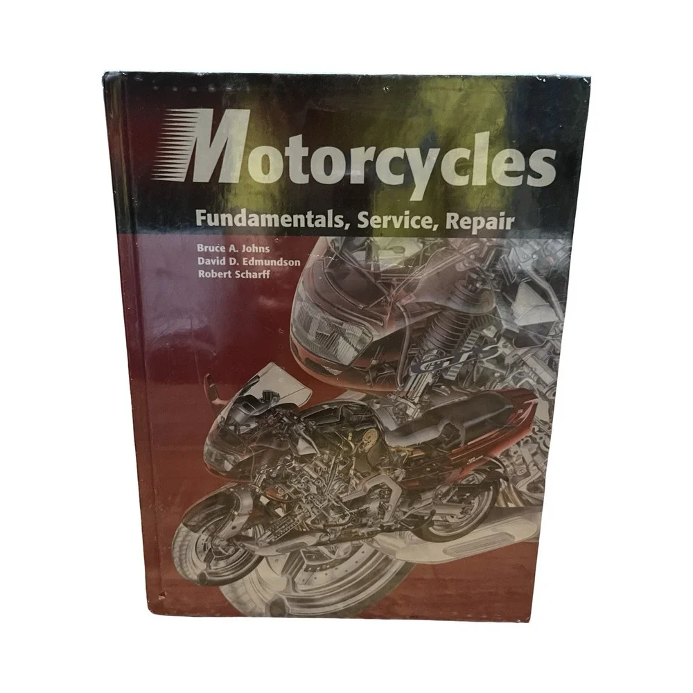 Motorcycles Fundamentals,service,repair NEW Textbook By Bruce A. Johns, Harcover